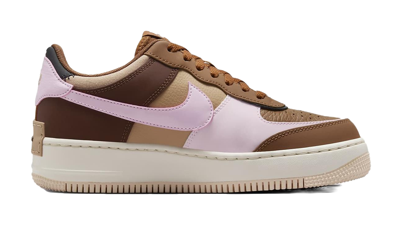 Nike Air Force 1 Low Shadow Light British Tan Pink Foam Womens vjkicks