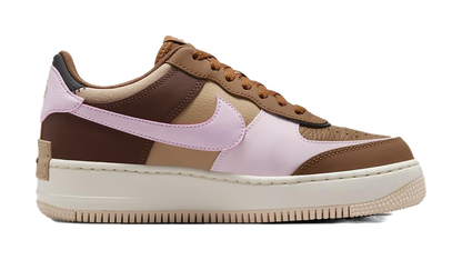 Nike Air Force 1 Low Shadow Light British Tan Pink Foam Womens vjkicks