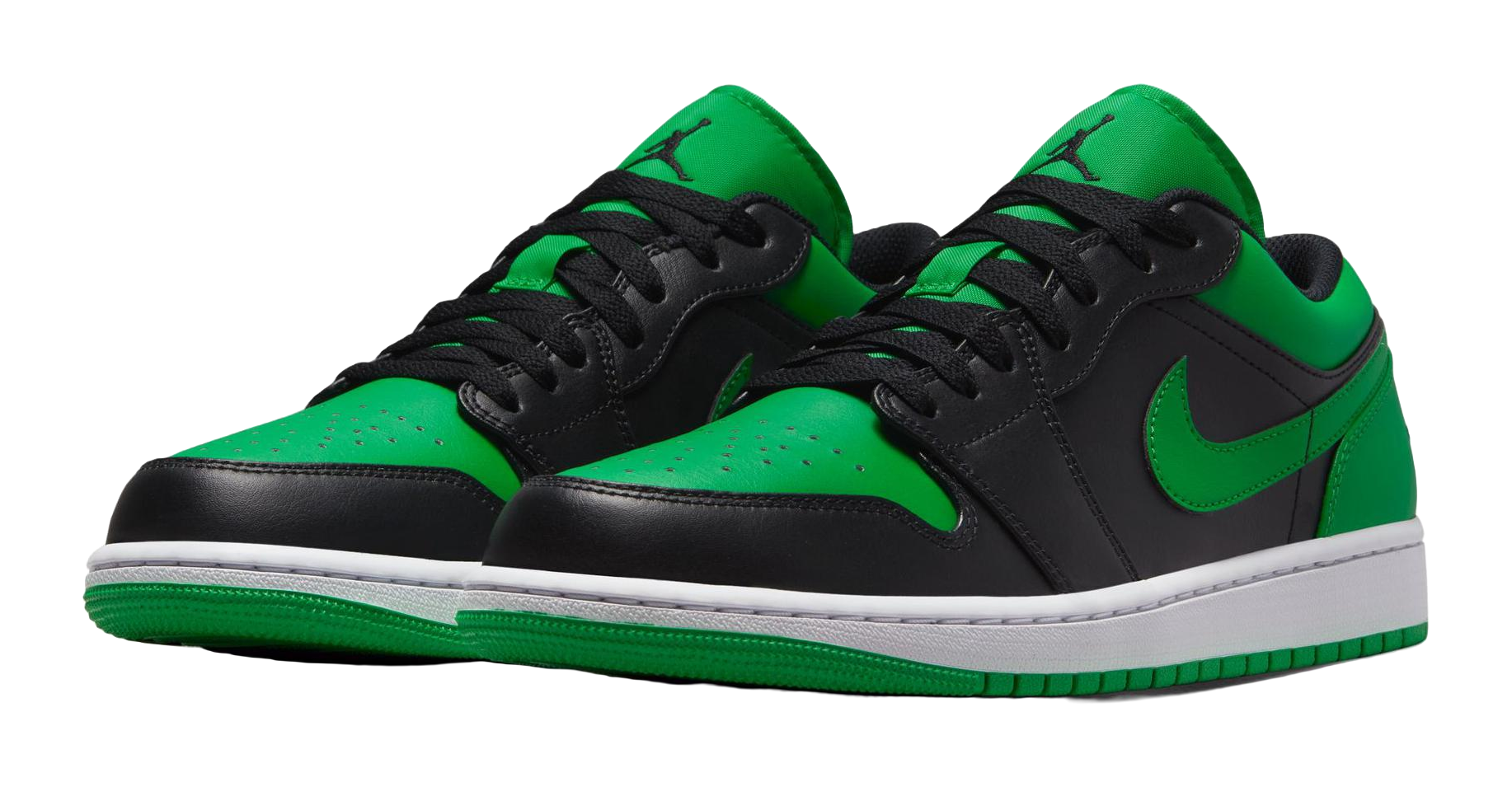 Jordan 1 Low Lucky Green vjkicks