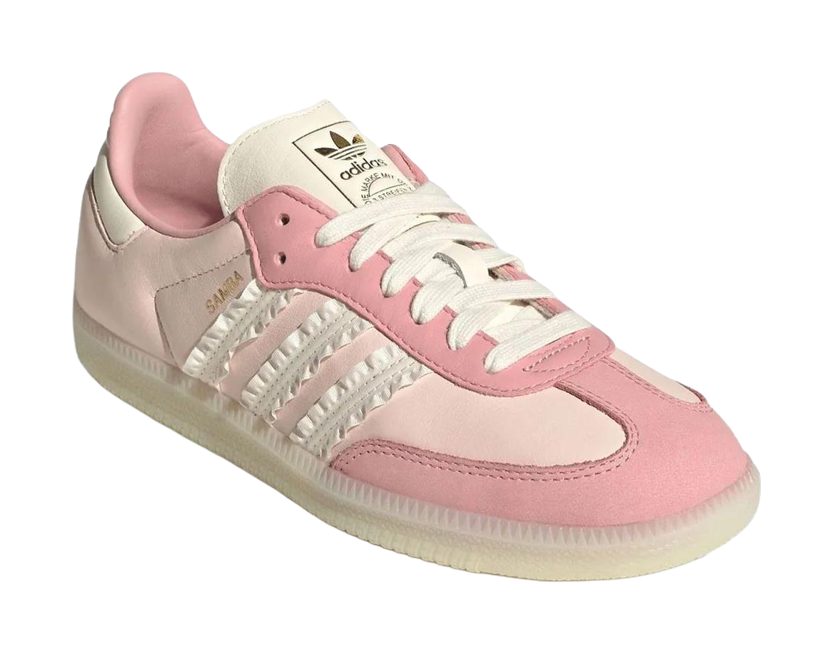 Adidas Womens Samba Ruffle Stripes Pack Wonder Mauve Womens vjkicks