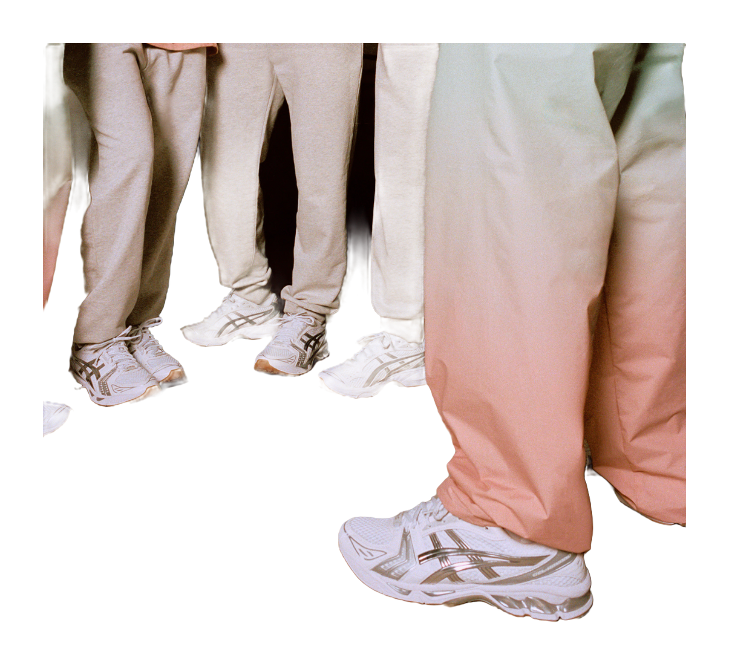 ASICS Gel Kayano 14 A.P.C. White Pure Silver vjkicks