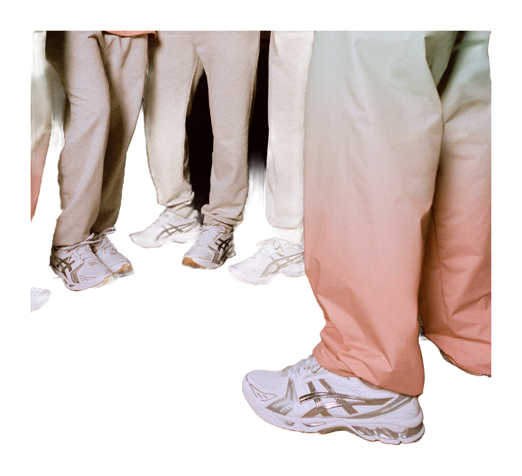 ASICS Gel Kayano 14 A.P.C. White Pure Silver vjkicks