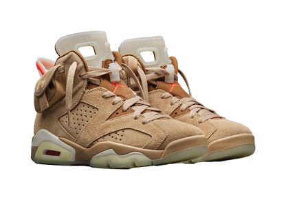 Jordan 6 Retro Travis Scott British Khaki vjkicks