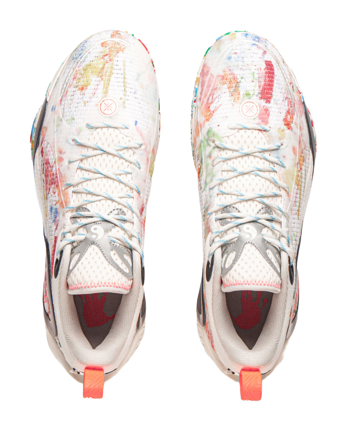 LiNing DLO1 Cushioning, Slip Resistant, Abrasion Resistant, Rebound Grip Low Top Basketball Shoes Mens Ivory vjkicks