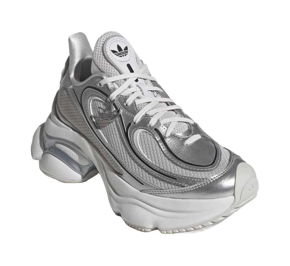 Adidas Originals Ozvenuz Low Top Chunky Sneakers Womens Silver vjkicks