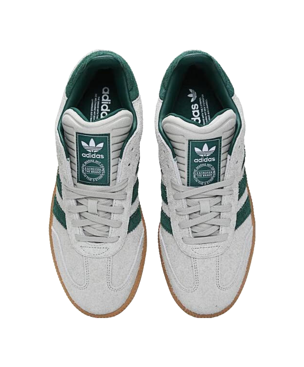 Adidas Samba Xlg Putty Grey Collegiate Green vjkicks
