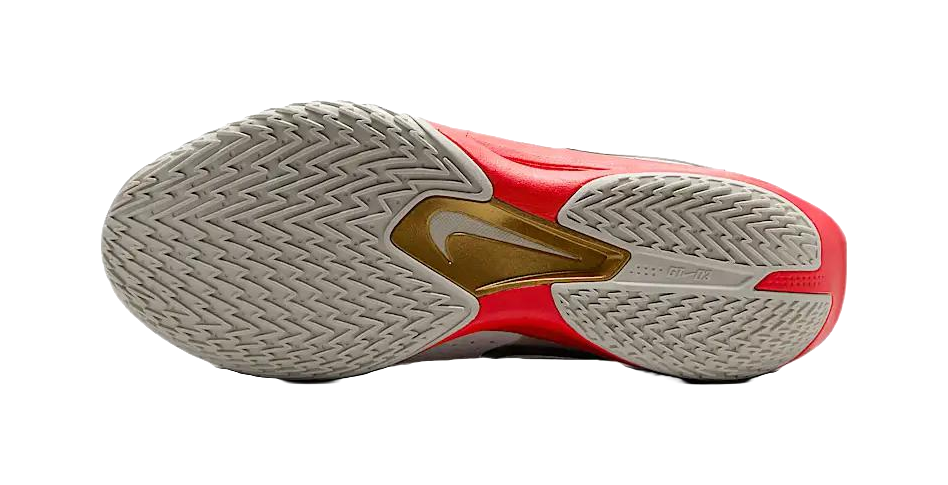 Nike Air Zoom G.T. Cut 3 Anti-Slip Wear-Resistant Low-Top Basketball Shoes Mens White Beige vjkicks