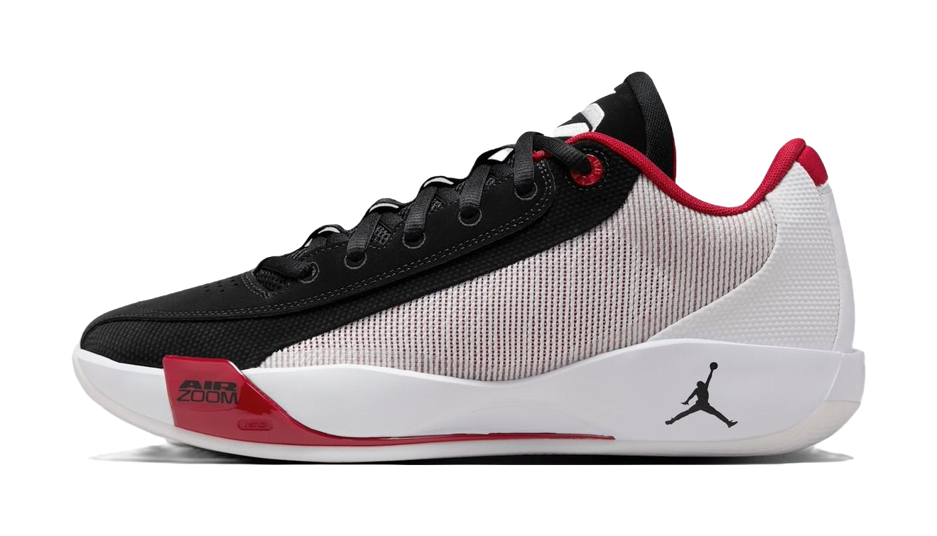 Jordan Luka .77 Abrasion Resistant, Breathable, Lightweight Low Top Vintage Basketball Shoes Mens Black White vjkicks