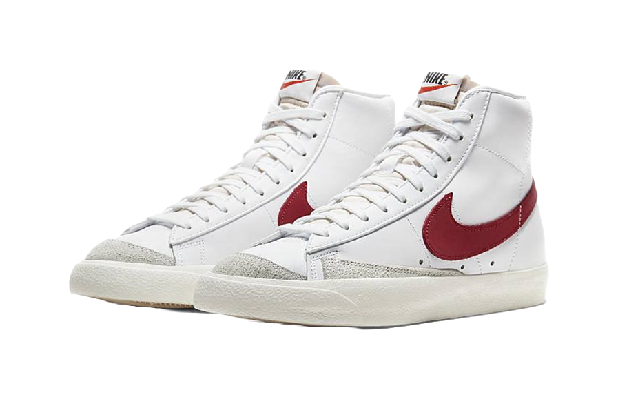 Nike Blazer 77 Vintage Mid White Worn Brick Womens vjkicks