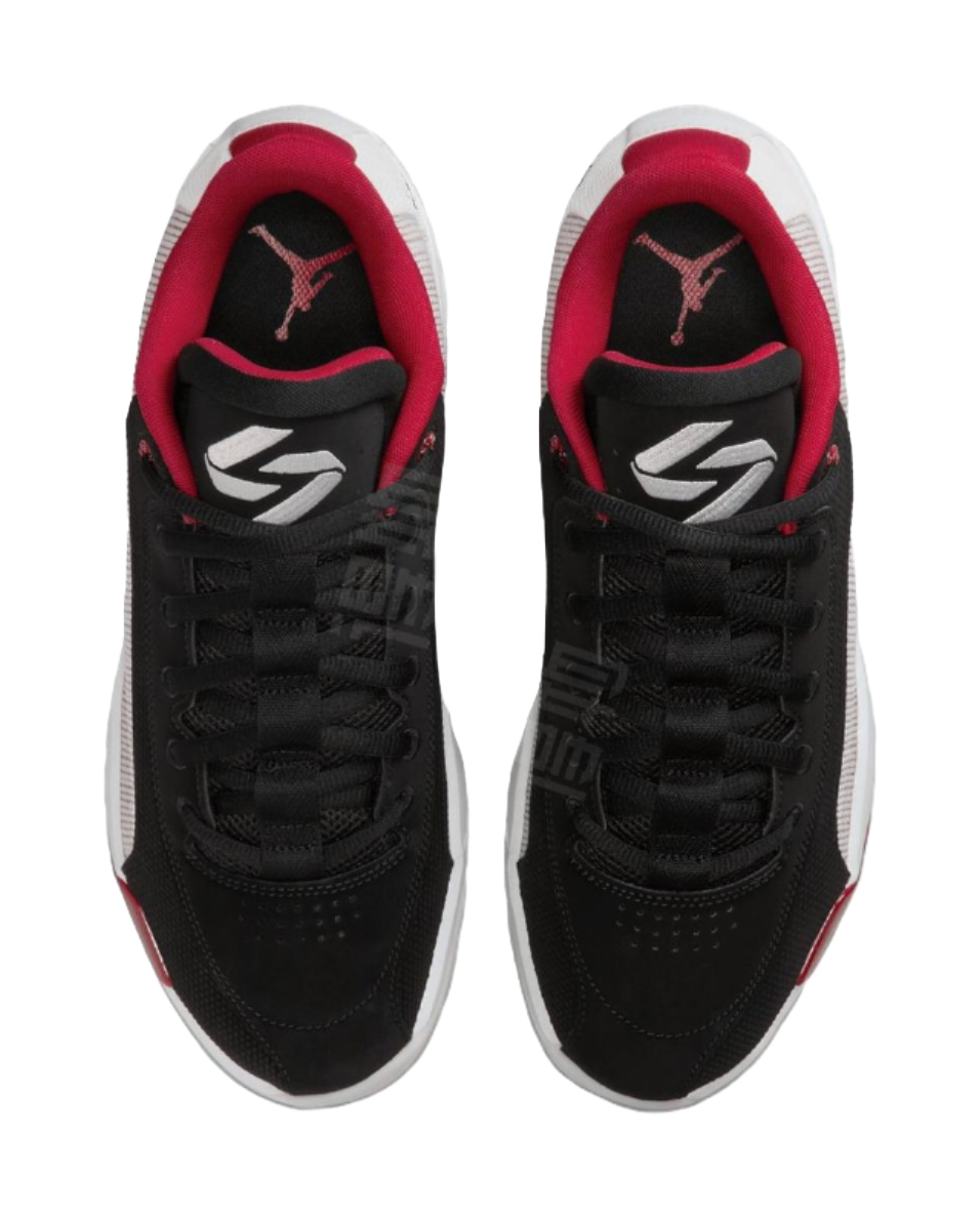 Jordan Luka .77 Abrasion Resistant, Breathable, Lightweight Low Top Vintage Basketball Shoes Mens Black White vjkicks