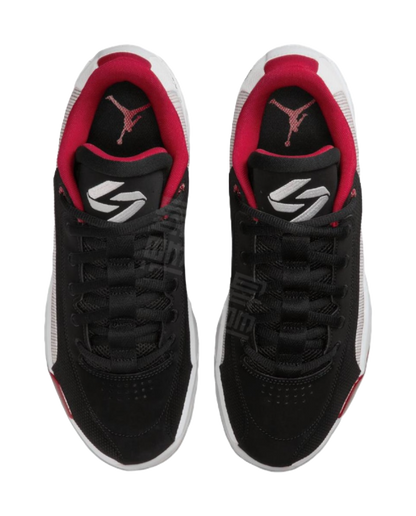 Jordan Luka .77 Abrasion Resistant, Breathable, Lightweight Low Top Vintage Basketball Shoes Mens Black White vjkicks