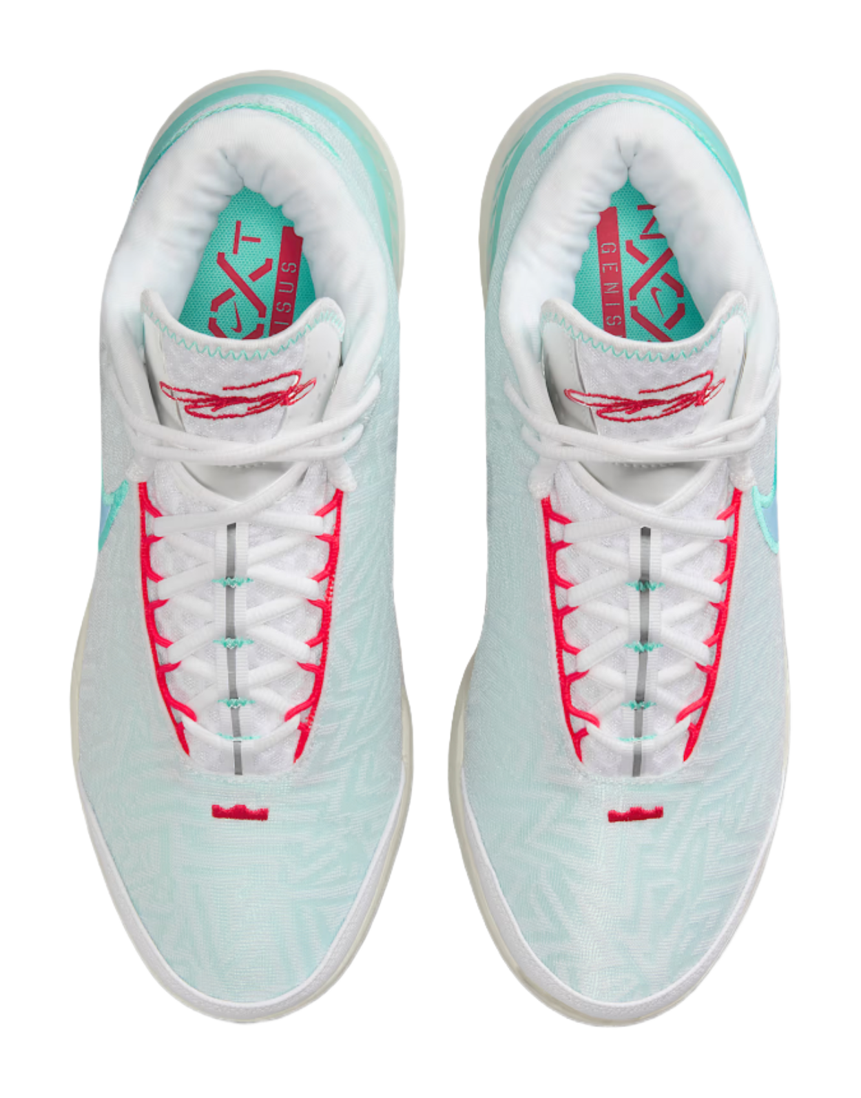 Nike Lebron NXXT Genius EP Abrasion Resistant Breathable Support Grip Mid Top Basketball Shoes Mens White vjkicks