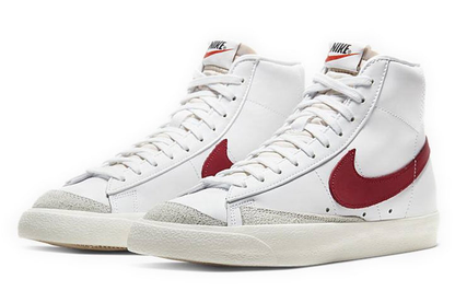 Nike Blazer 77 Vintage Mid White Worn Brick Womens vjkicks
