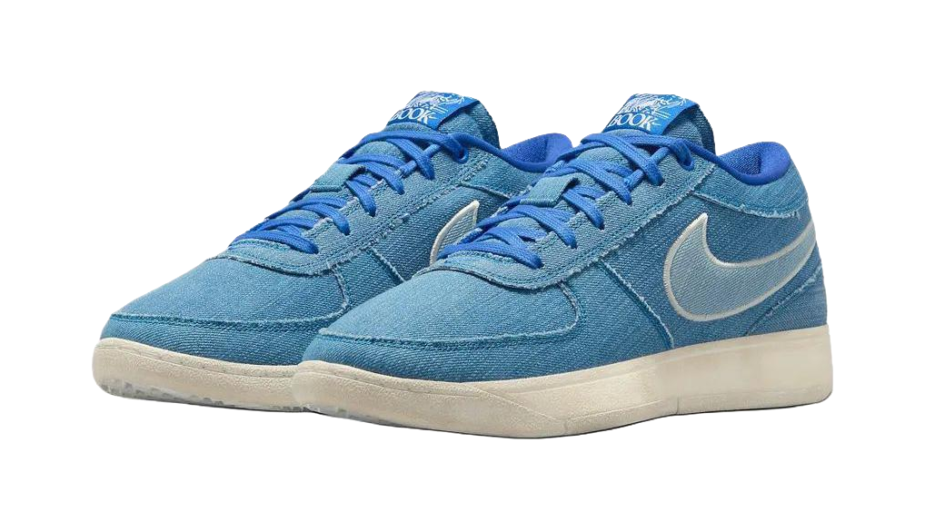 Nike Book 1 Slip Resistant Abrasion Resistant Low top Basketball Shoes Mens Blue vjkicks