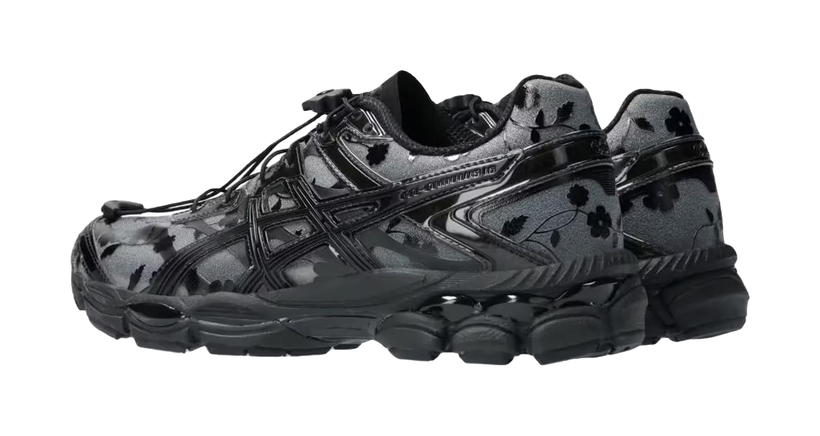 CECILIE BAHNSEN x ASICS Gel Cumulus 16 Abrasion Resistant Low top Running Shoes Unisex Gray Black vjkicks