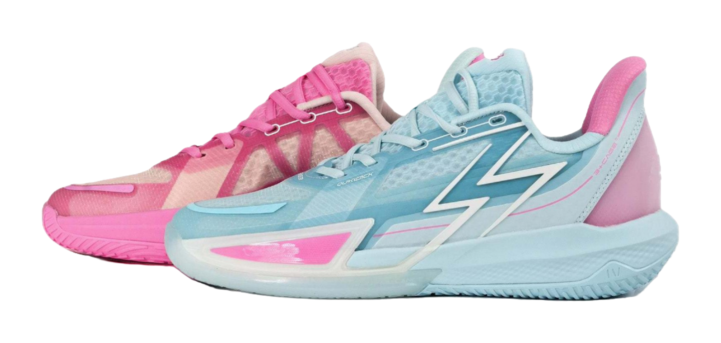361° Big3 4.0 QUICK Basketball Shoes Unisex Low top Blue/Pink vjkicks
