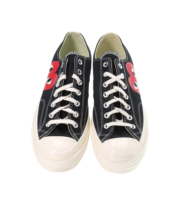 Converse Comme Des Garçons Play X Converse Chuck 70 Low Black vjkicks