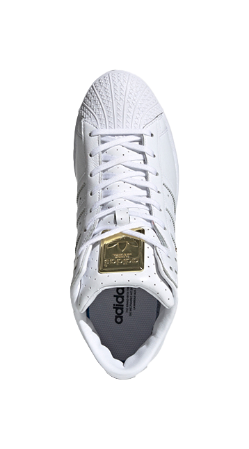 Adidas Womens Superstar Ellure White Gold Metallic Womens vjkicks