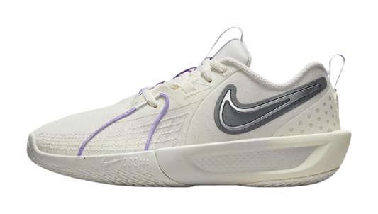 Nike G.T. Cut 3 Shock Absorbers With Slip Resistant Features Low Top Childrens Basketball Shoes Light Gray Kids vjkicks