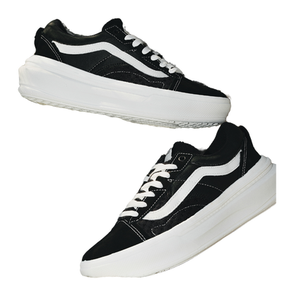 Vans Old Skool Overt Plus ComfyCush Black White vjkicks