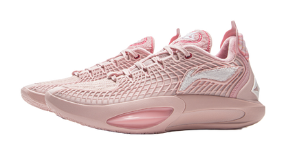 LiNing JB3 Coverage Anti Rollover Low top Basketball Shoes Mens Light Pink vjkicks