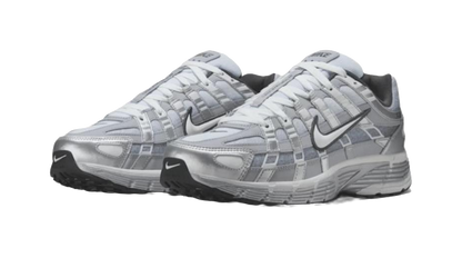 Nike P 6000 Abrasion Resistant Low top Casual Running Shoes Mens Silver Gray vjkicks
