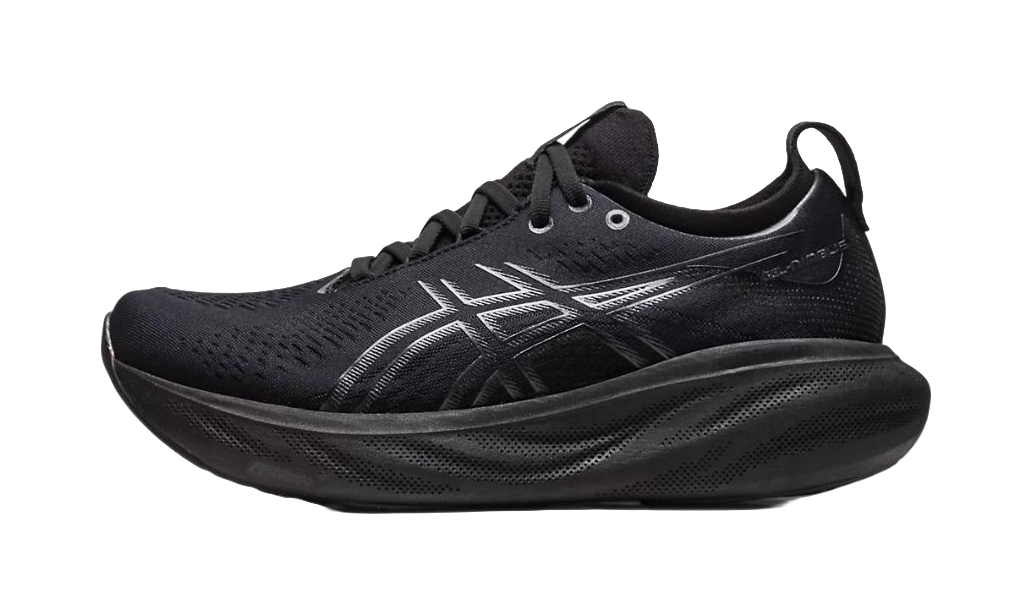 ASICS Gel Nimbus 25 Black Graphite Grey Womens vjkicks