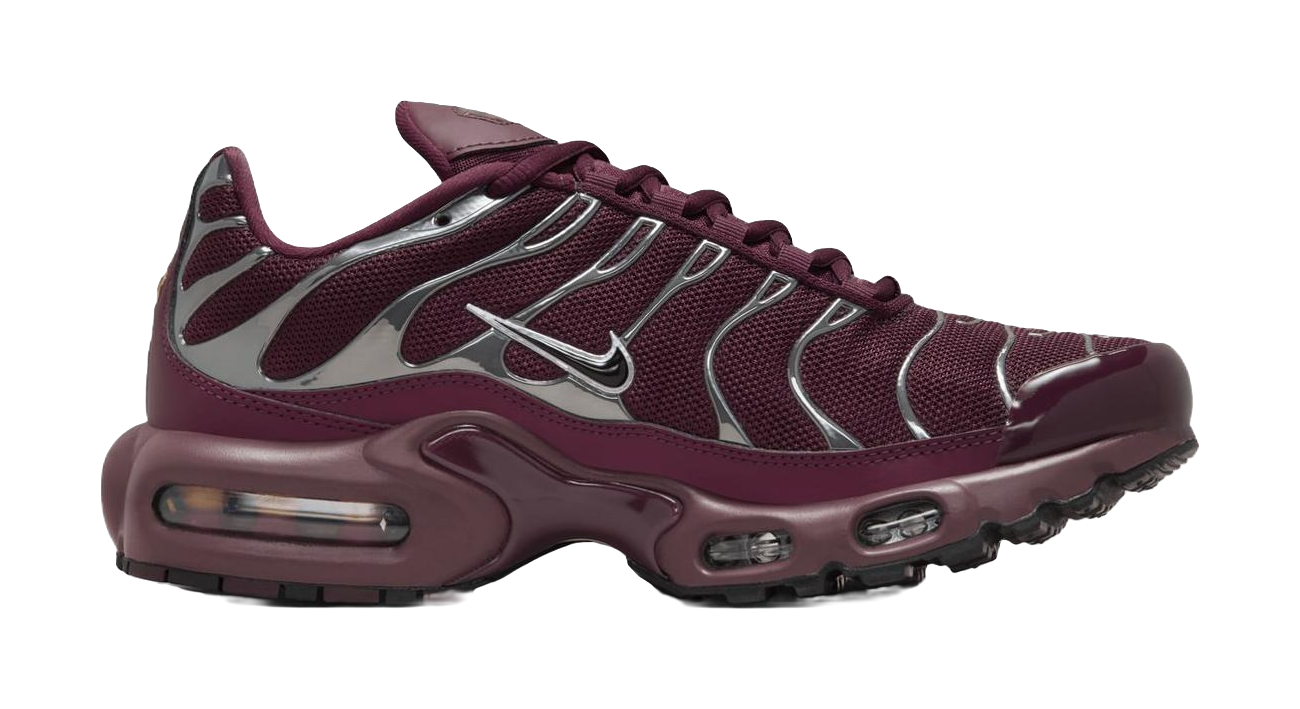Nike Air Max Plus Se Night Maroon Metallic Silver Womens vjkicks