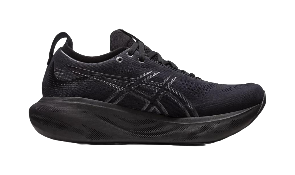 ASICS Gel Nimbus 25 Black Graphite Grey Womens vjkicks