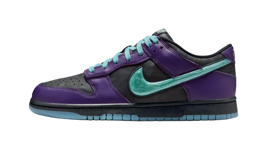 Nike Dunk Low top Skateboard Shoes Mens Black Blue vjkicks