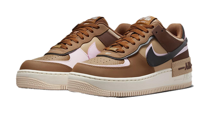 Nike Air Force 1 Low Shadow Light British Tan Pink Foam Womens vjkicks