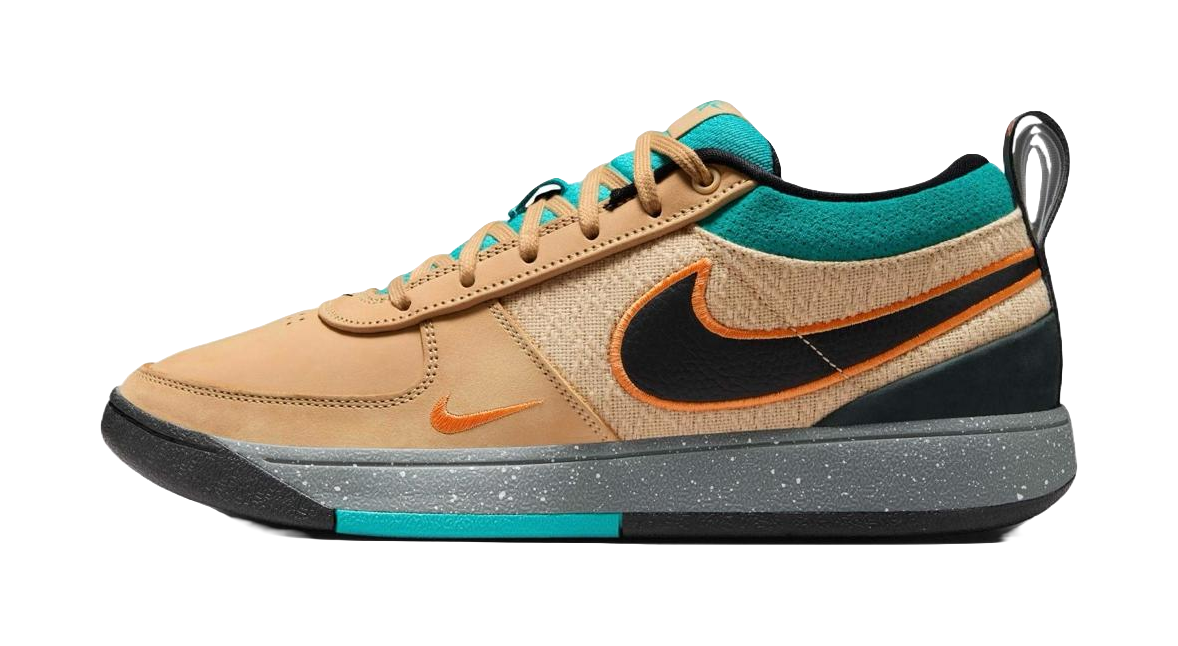 Nike Book 1 Anti-Slip Wear-Resistant Low-Top Basketball Shoes Mens Beige Black vjkicks