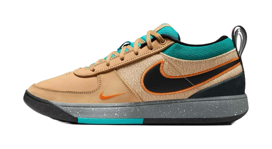 Nike Book 1 Anti-Slip Wear-Resistant Low-Top Basketball Shoes Mens Beige Black vjkicks