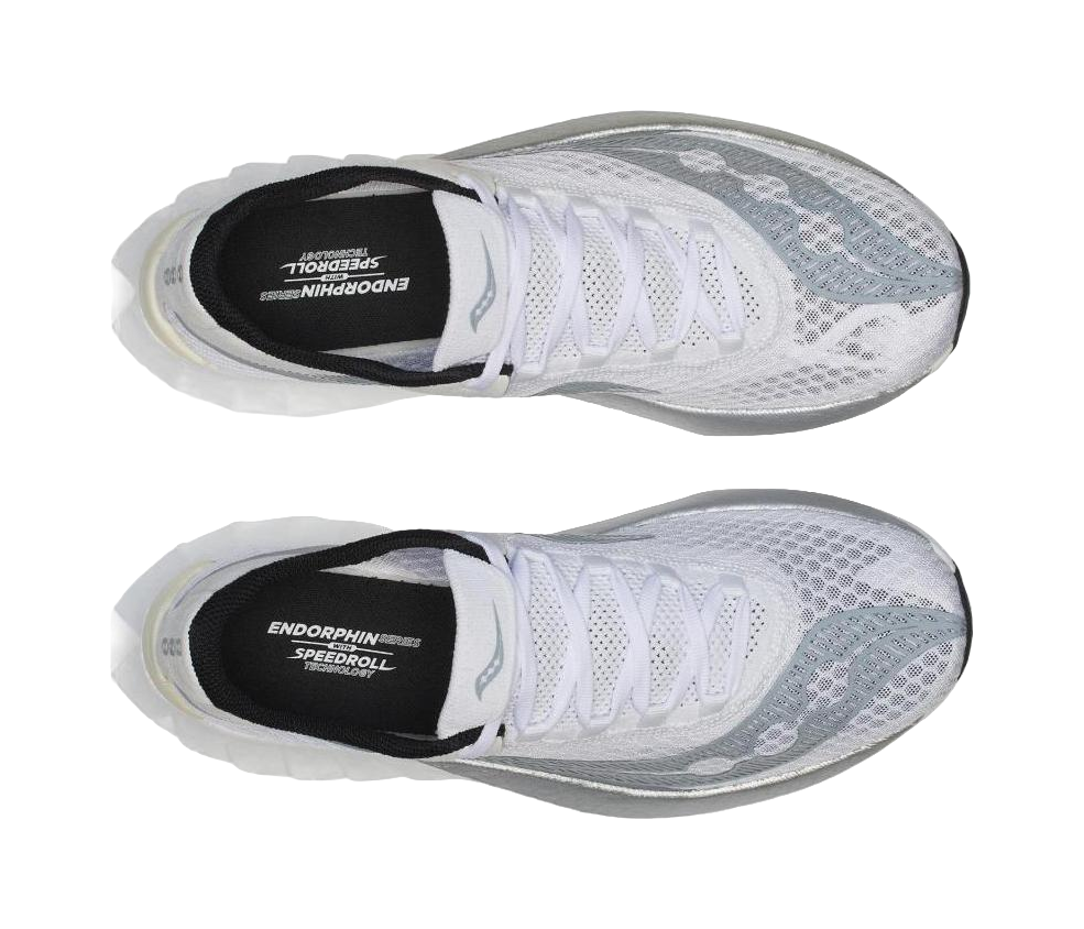 Saucony Endorphin Pro 4 White Silver vjkicks