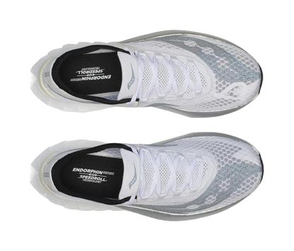 Saucony Endorphin Pro 4 White Silver vjkicks