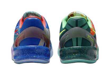 Nike Kobe 8 Slip Resistant Shock Absorbers Low Top Childrens Basketball Shoes Orange/Blue/Green/Red vjkicks