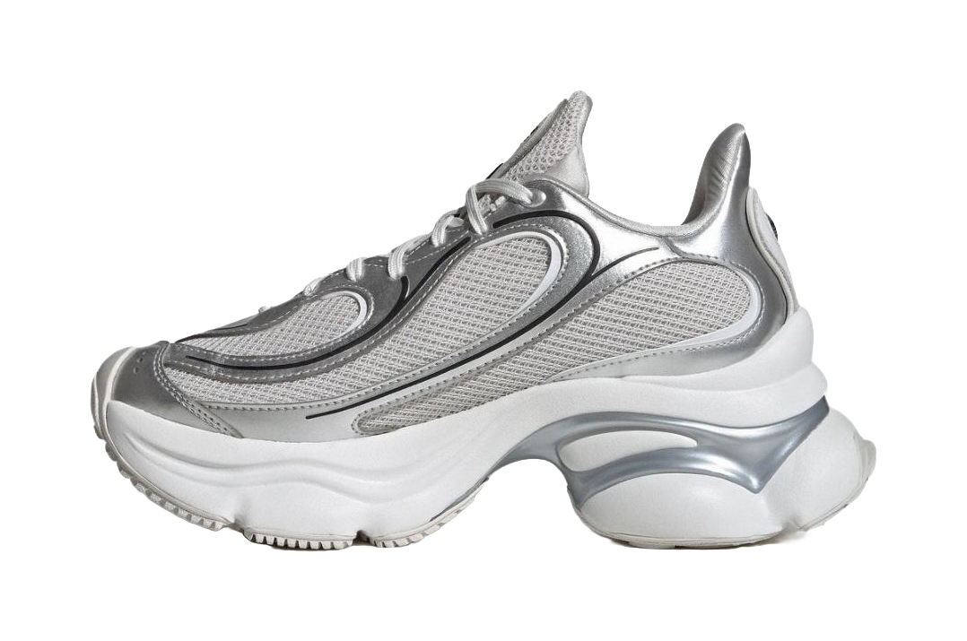 Adidas Originals Ozvenuz Low Top Chunky Sneakers Womens Silver vjkicks