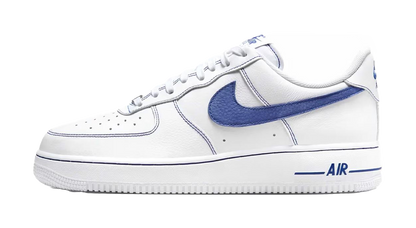 Nike Air Force 1 Low 07 LV8 White Deep Royal Blue vjkicks