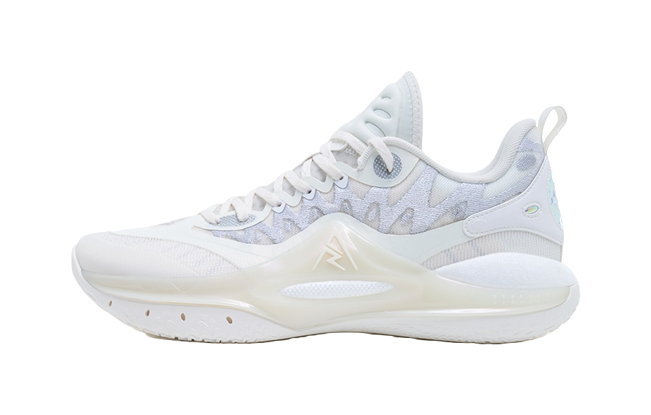 RIGORER Rieves Second Generation Basketball Shoes Mens Low top Ecru/Silver vjkicks