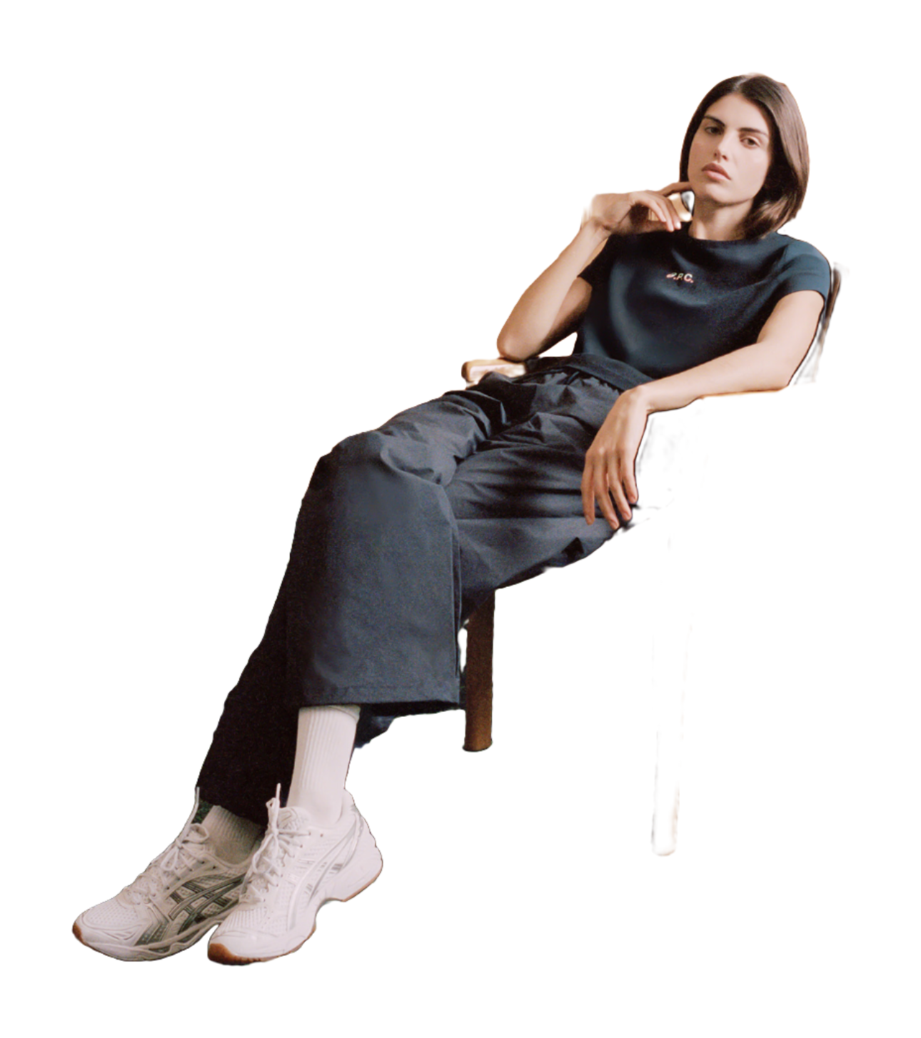 ASICS Gel Kayano 14 A.P.C. White Pure Silver vjkicks