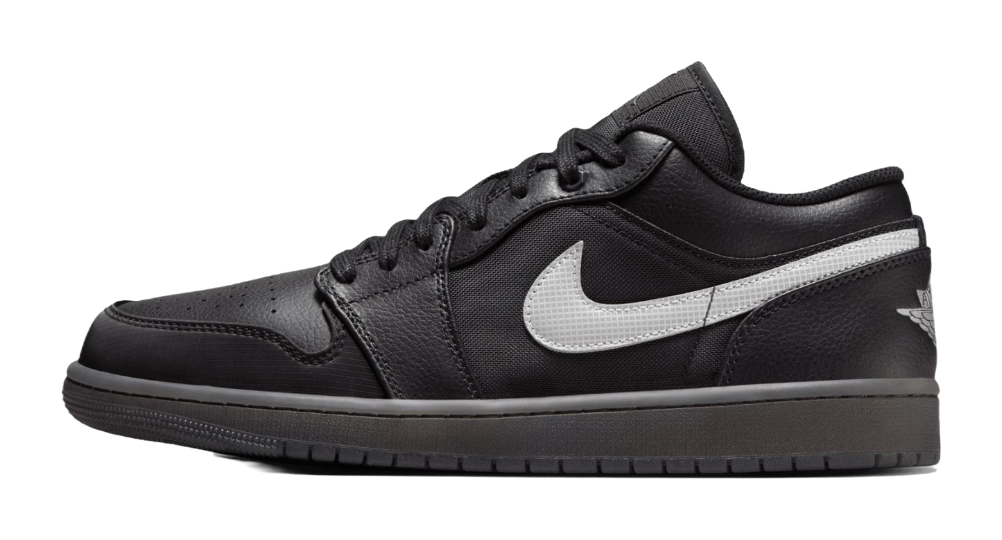 Jordan 1 Low Black White Dark Smoke Grey vjkicks