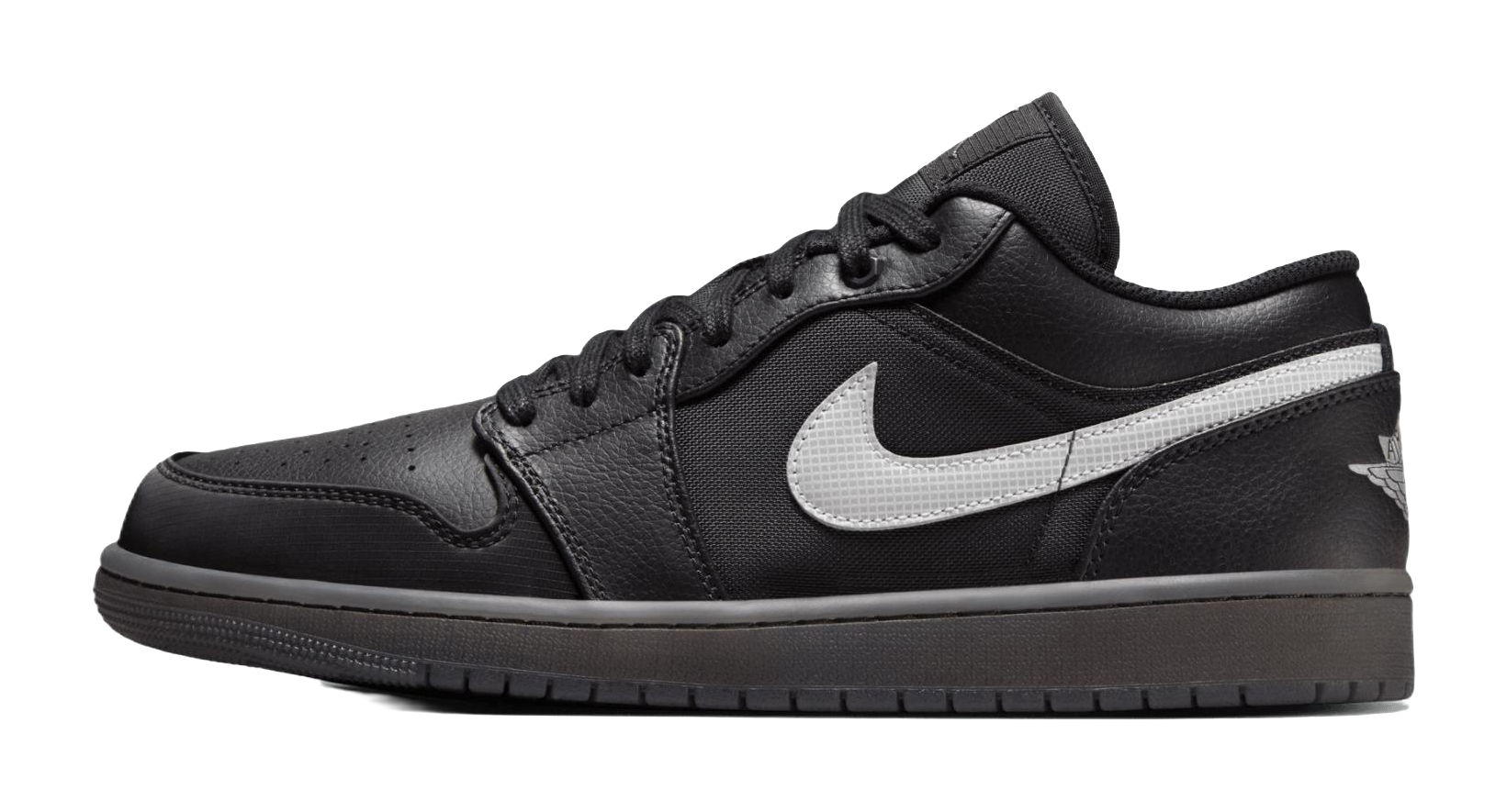 Jordan 1 Low Black White Dark Smoke Grey vjkicks