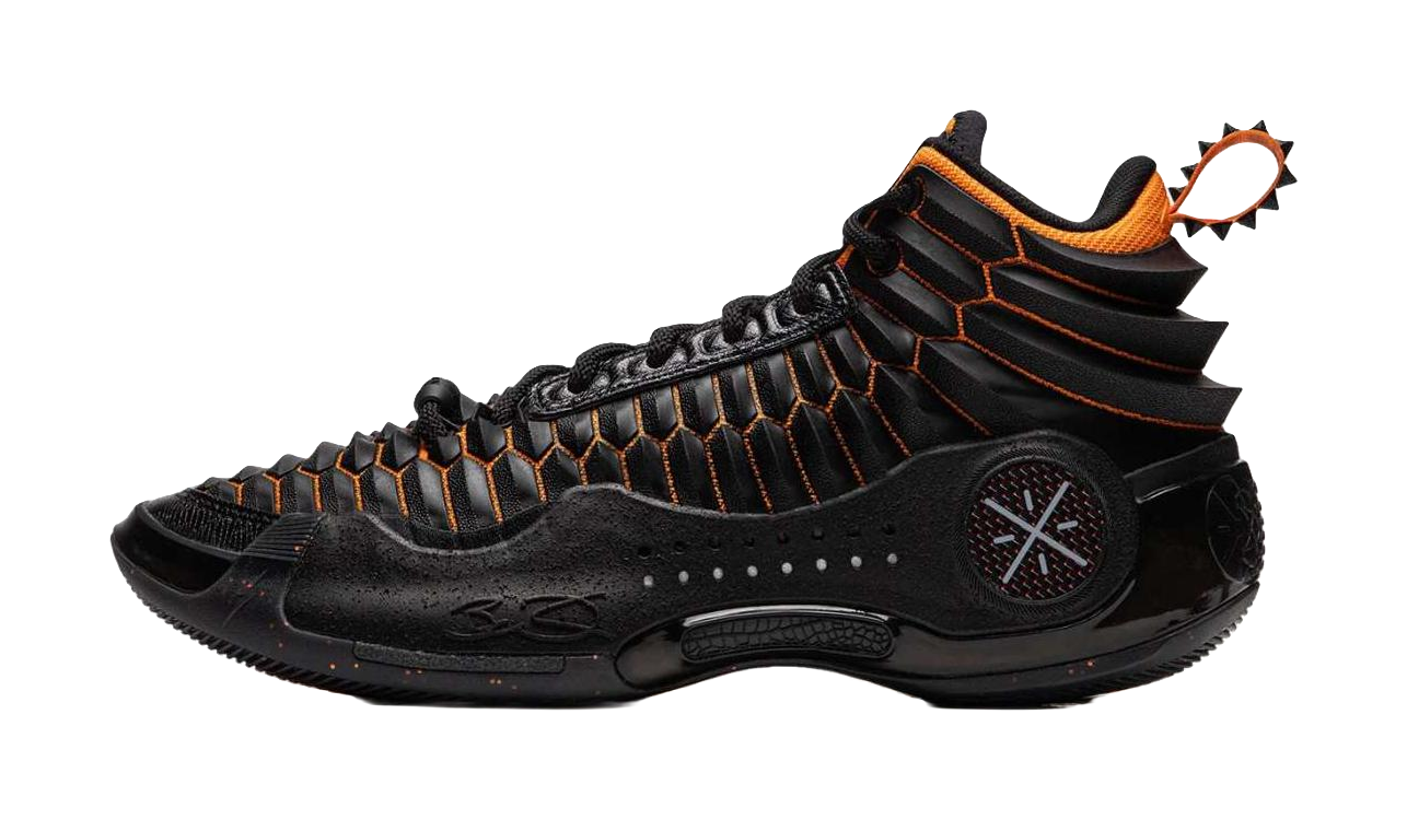 LiNing Wades Way 10 Low Anti-Slip Wear-Resistant High-Top Basketball Shoes Mens Black vjkicks