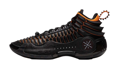 LiNing Wades Way 10 Low Anti-Slip Wear-Resistant High-Top Basketball Shoes Mens Black vjkicks