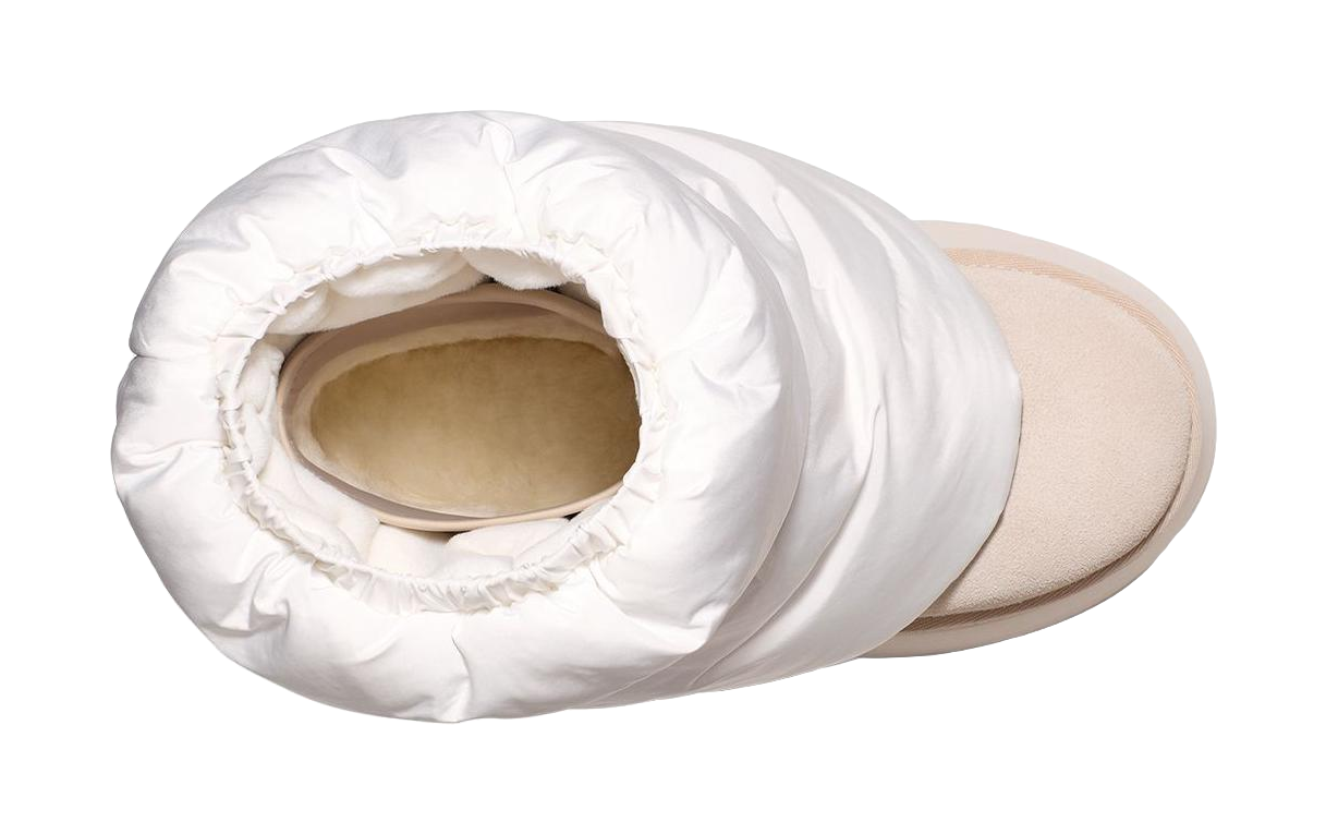 UGG Classic Mini Dipper Puffer Boot White Ceramic Womens vjkicks