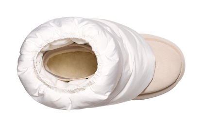 UGG Classic Mini Dipper Puffer Boot White Ceramic Womens vjkicks