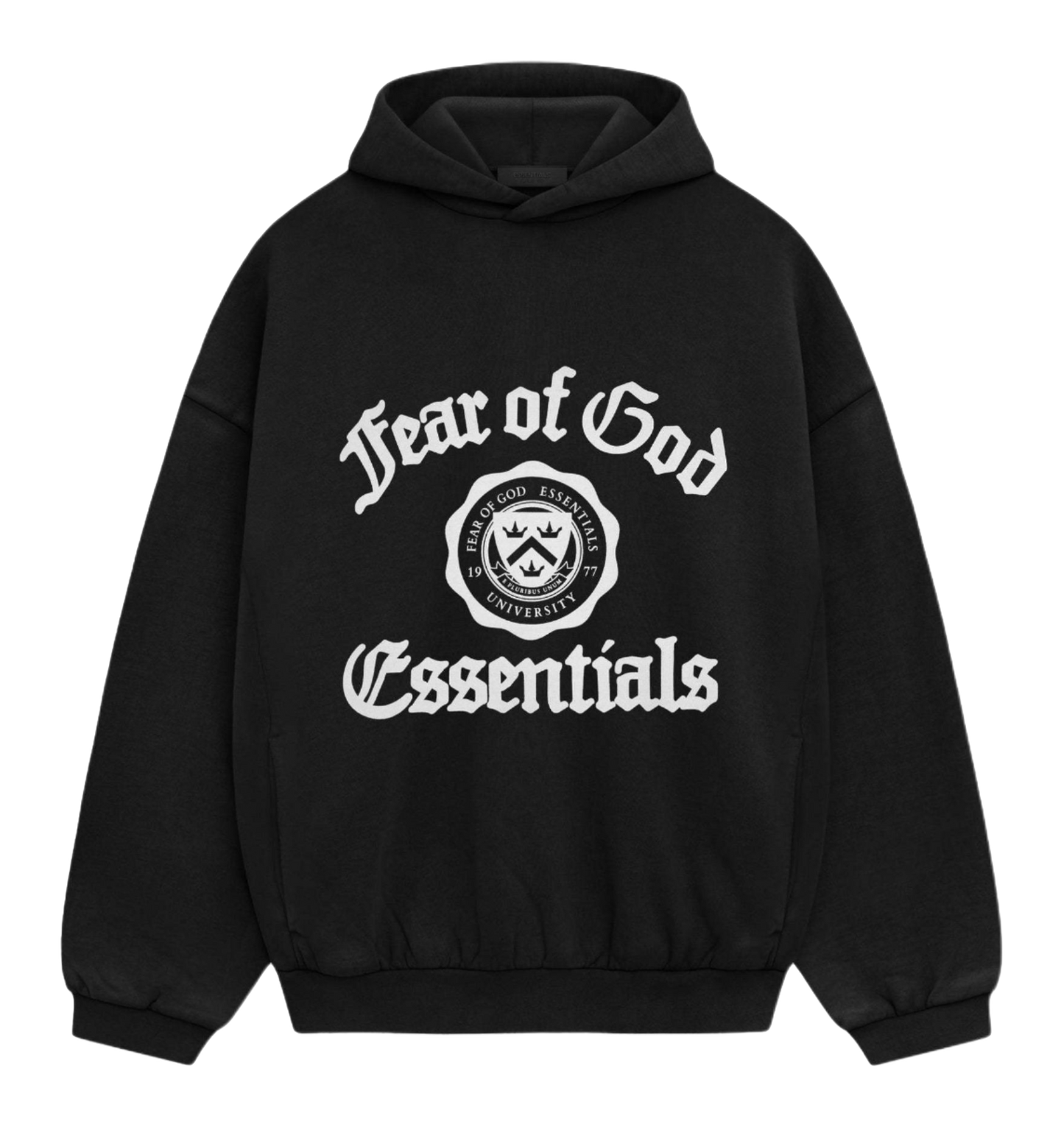 Fear Of God Essentials Heavy Fleece Vintage Shrunken Hoodie vjkicks