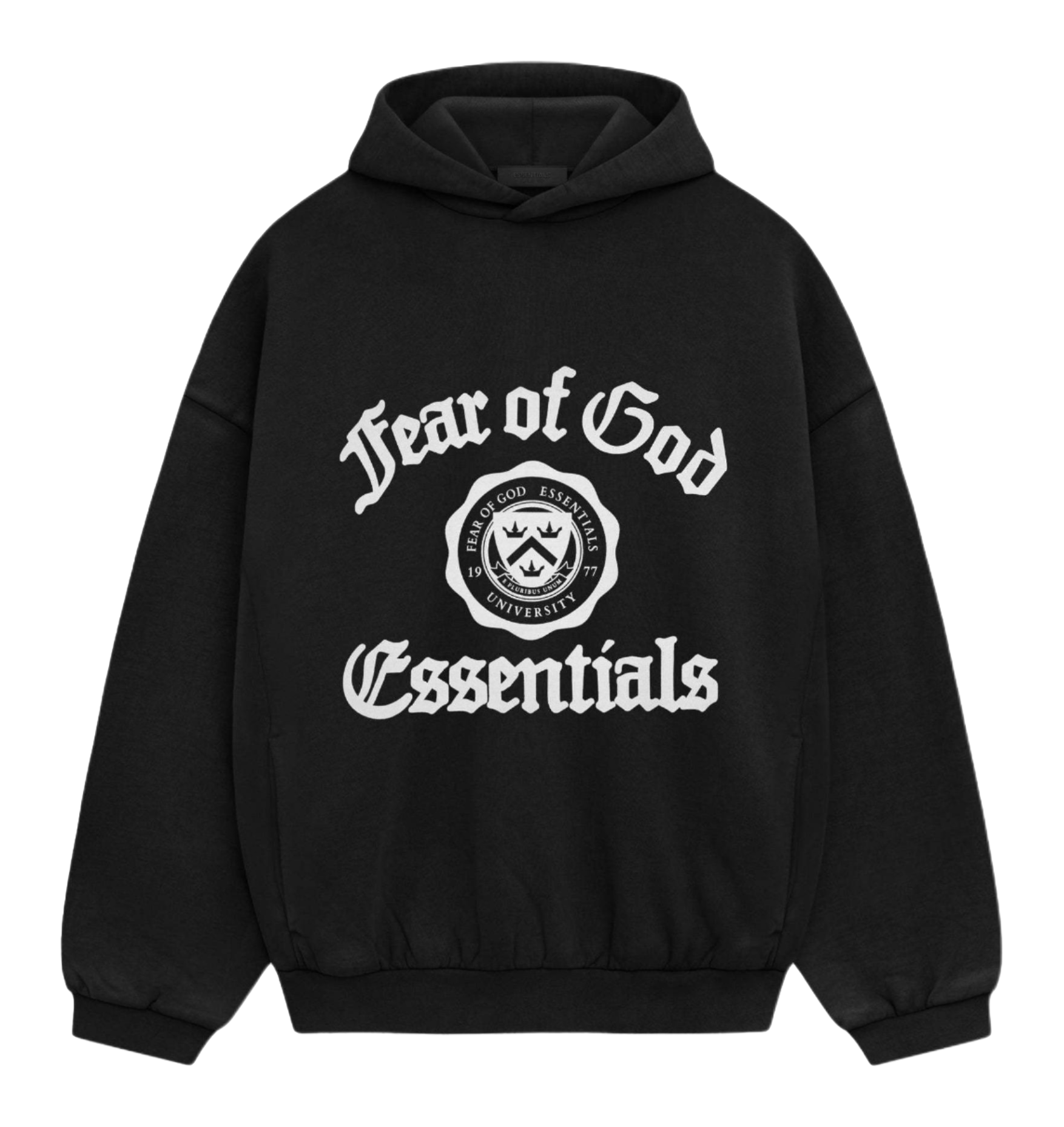 Fear Of God Essentials Heavy Fleece Vintage Shrunken Hoodie vjkicks