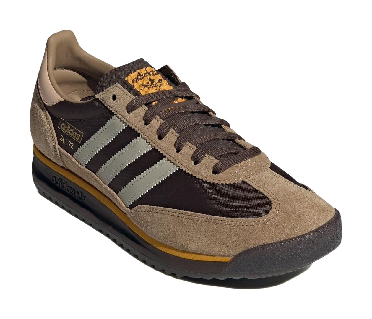 Adidas Sl 72 Rs Brown/Putty Grey/Preloved Yellow Sneakers vjkicks