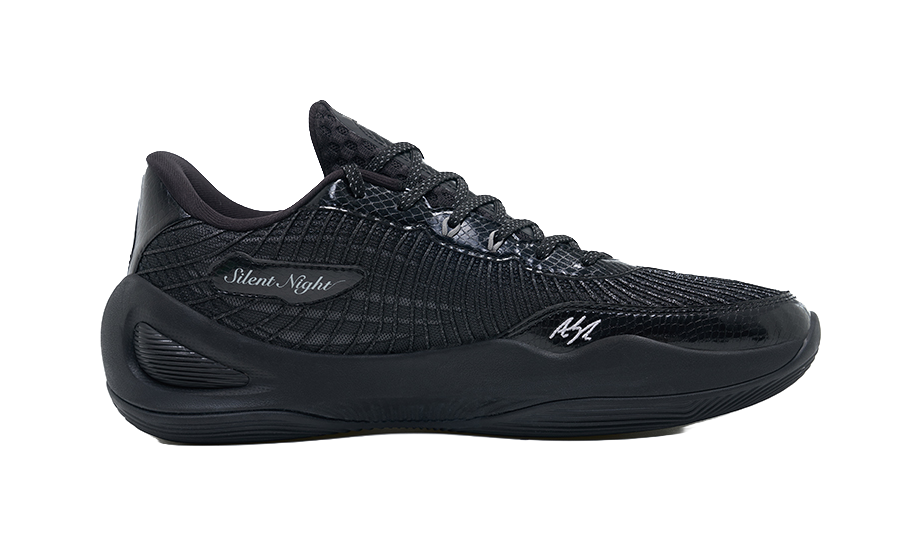 RIGORER Reeves Generation Shock Absorbers Slip Resistant Abrasion Resistant Low top Basketball Shoes Mens Black vjkicks